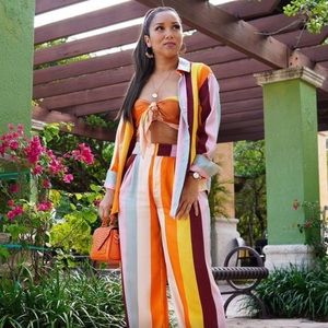 Fe Noel Striped Pants